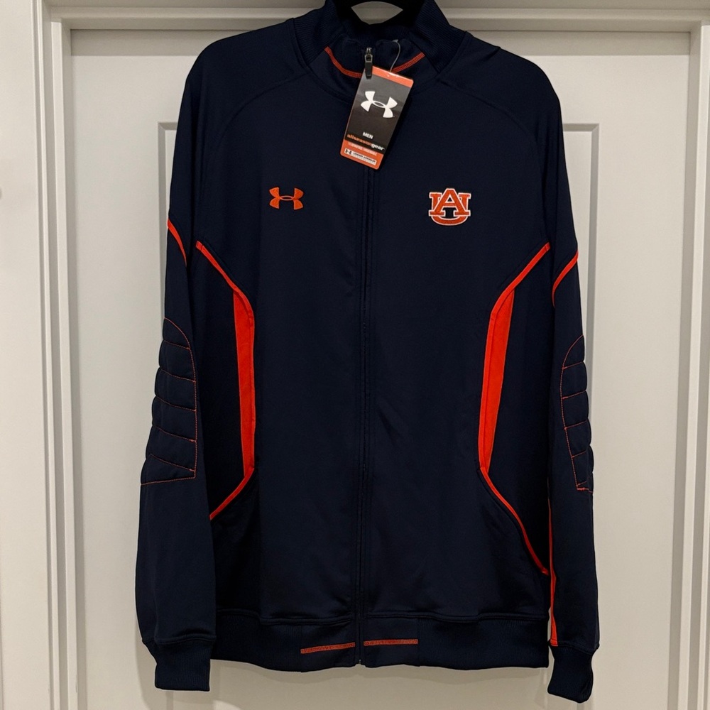 NWT [Under Armour] Auburn Tigers NCAA Full-Zip Jacket Performance Jacket Men’s L - Picture 3 of 16